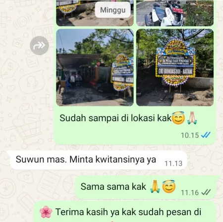 Pengiriman Papan Bunga Duka Kalangbret Kauman