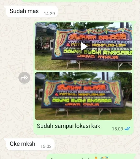 Pengiriman Papan Bunga Kalangbret Kauman